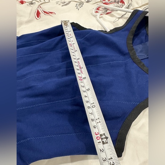 Banana Republic fit and flare dress Sz 0 Petite - Picture 4 of 7